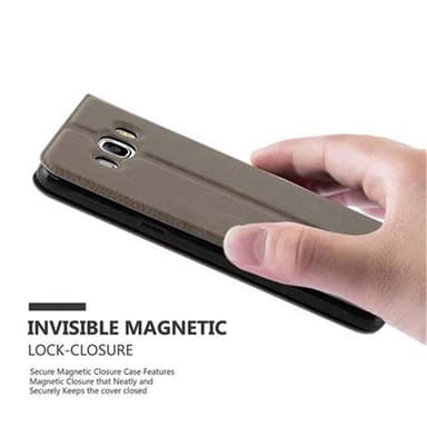 Lompakkokotelo Samsung Galaxy J7 2016 Case (Ruskea)