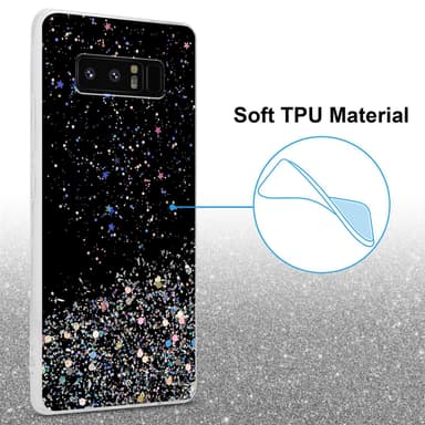 Samsung Galaxy NOTE 8 Suojakuori Kotelo (Musta)