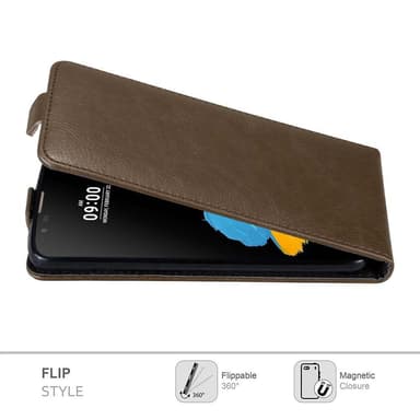 LG STYLUS 2 Suojakuori Lompakkokotelo (Ruskea)