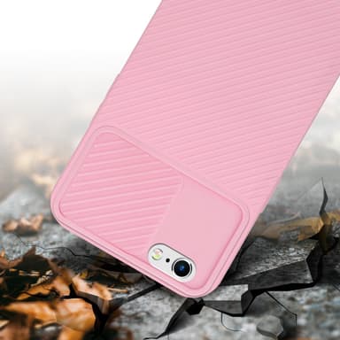 iPhone 6 / 6S Suojakuori Kotelo (Vaaleanpunainen)