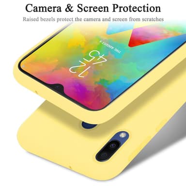 Samsung Galaxy M20 Suojakuori Kotelo (Keltainen)