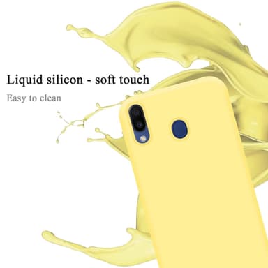 Samsung Galaxy M20 Suojakuori Kotelo (Keltainen)