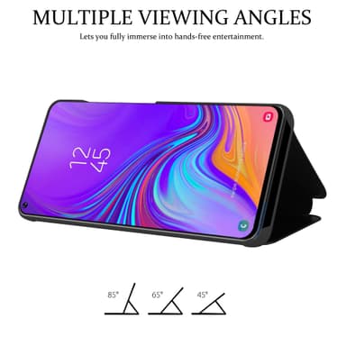 Suojakuori Samsung Galaxy A8s Lompakkokotelo (Musta)