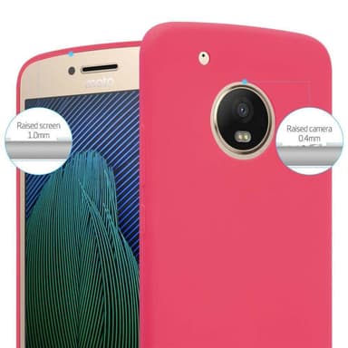 Suojakuori Motorola MOTO G5 PLUS Kotelo (Punainen)