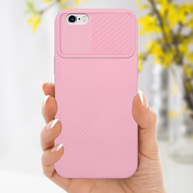 iPhone 6 / 6S Suojakuori Kotelo (Vaaleanpunainen)