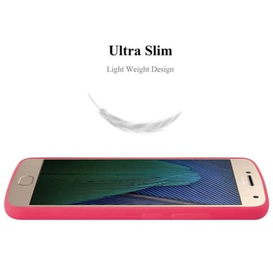 Suojakuori Motorola MOTO G5 PLUS Kotelo (Punainen)