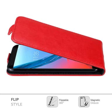 ZTE Blade V9 Suojakuori Lompakkokotelo (Punainen)