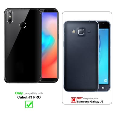 Cubot J3 PRO Suojakuori Lompakkokotelo (Punainen)