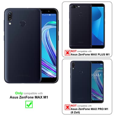 Asus ZenFone MAX M1 Suojakuori Universaali (Musta)