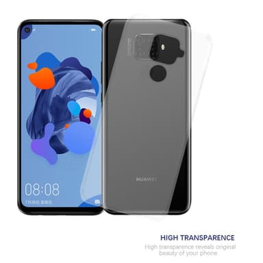 Huawei MATE 30 LITE Suojakuori Kotelo (Läpinäkyvä)