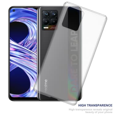 Realme 8 4G / 8 PRO Suojakuori Kotelo (Läpinäkyvä)