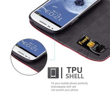 Samsung Galaxy S3 MINI Suojakuori Case (Punainen)