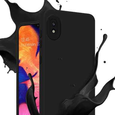 Samsung Galaxy A10 Suojakuori Kotelo (Musta)