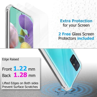 Samsung Galaxy A51 4G / M40s Suojakuori +2 Suojakalvo
