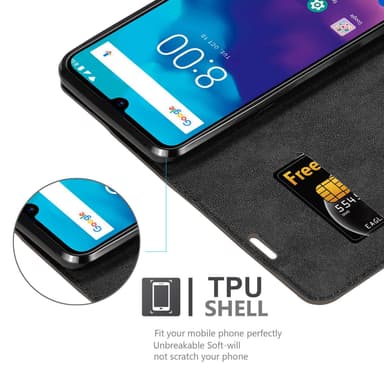 ZTE Blade V10 VITA Suojakuori Lompakkokotelo (Ruskea)