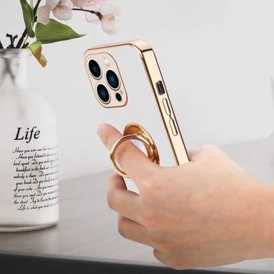 iPhone 14 PRO Suojakuori Kotelo (Valkoinen)