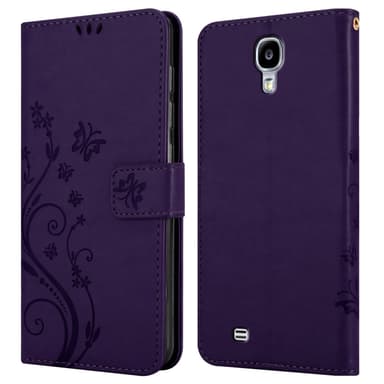 Samsung Galaxy S4 Suojakuori Lompakkokotelo (Violetti)