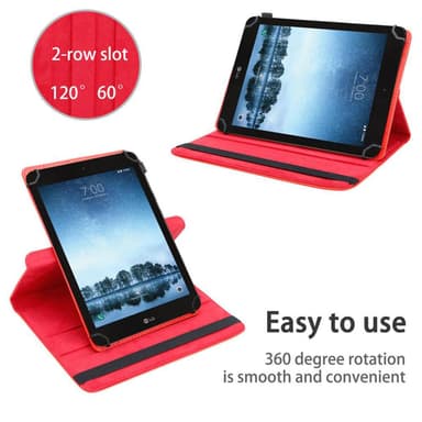 LG G Pad F2 (8.0 tuumaa) Suojakuori Kotelo (Punainen)
