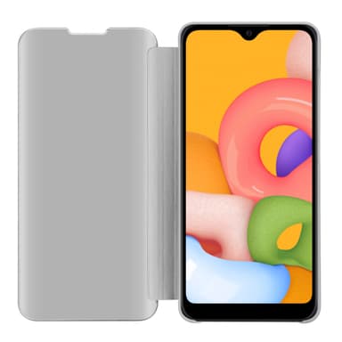 Suojakuori Samsung Galaxy A01 Lompakkokotelo (Hopea)