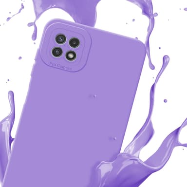 Samsung Galaxy A22 5G Suojakuori Kotelo (Violetti)
