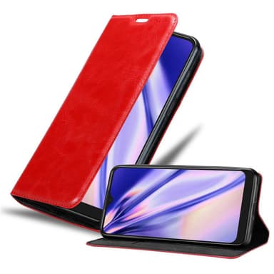 Alcatel 1S 2020 Suojakuori Lompakkokotelo (Punainen)