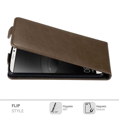 Huawei MATE 8 Suojakuori Lompakkokotelo (Ruskea)
