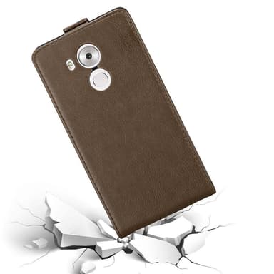 Huawei MATE 8 Suojakuori Lompakkokotelo (Ruskea)
