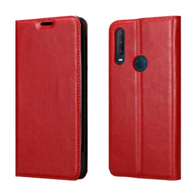 Alcatel 1S 2020 Suojakuori Lompakkokotelo (Punainen)