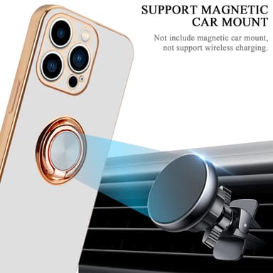 iPhone 14 PRO Suojakuori Kotelo (Valkoinen)
