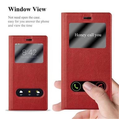 Lompakkokotelo Huawei P8 Case (Punainen)
