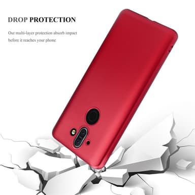 Nokia 8 Sirocco Suojakuori Kotelo (Punainen)