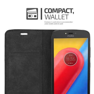 Motorola MOTO C Suojakuori Lompakkokotelo (Punainen)