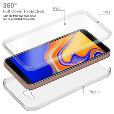 Samsung Galaxy J4 PLUS Suojakuori Cover (Läpinäkyvä)