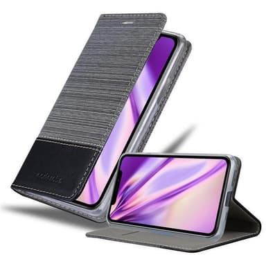 iPhone 11 PRO MAX Suojakuori Lompakkokotelo (harmaa)