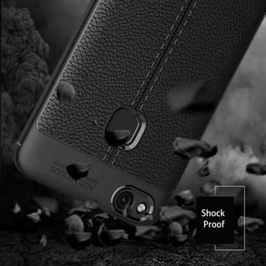 Huawei P10 LITE Suojakuori Case Cover (Musta)