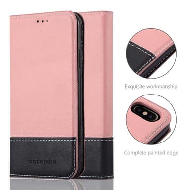 iPhone X / XS Suojakuori Case (Vaaleanpunainen)