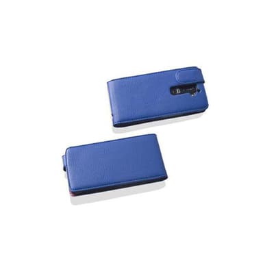 LG G2 Suojakuori Lompakkokotelo (Sininen)