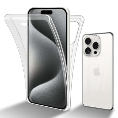 iPhone 15 PRO MAX Suojakuori Cover (Läpinäkyvä)