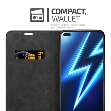 Realme 6 PRO Suojakuori Lompakkokotelo (Punainen)