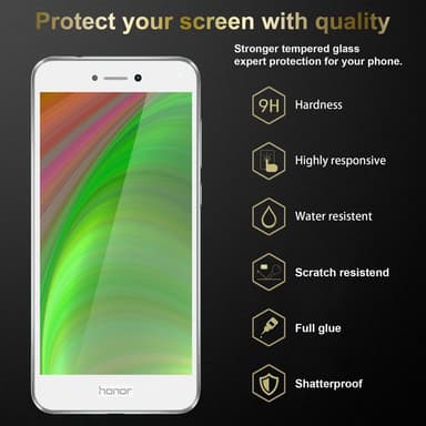 Honor 8 LITE 3x Näytönsuoja Karkaistu lasi