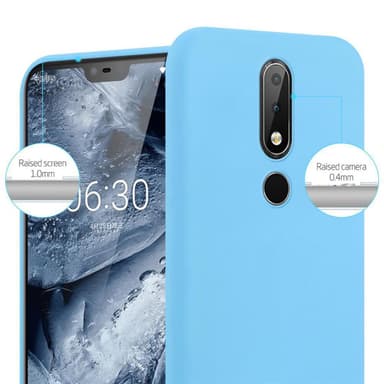 Suojakuori Nokia 6.1 PLUS / X6 Kotelo (Sininen)