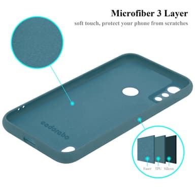 Motorola MOTO E6s 2020 Suojakuori Kotelo (Green)