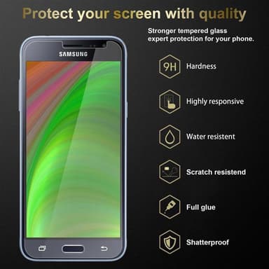 Samsung Galaxy J3 2015 Näytönsuoja Karkaistu lasi