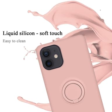 iPhone 12 MINI Suojakuori Kotelo (Vaaleanpunainen)