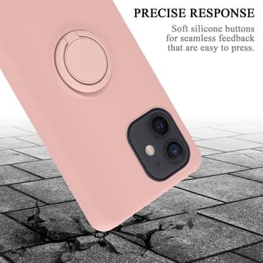 iPhone 12 MINI Suojakuori Kotelo (Vaaleanpunainen)