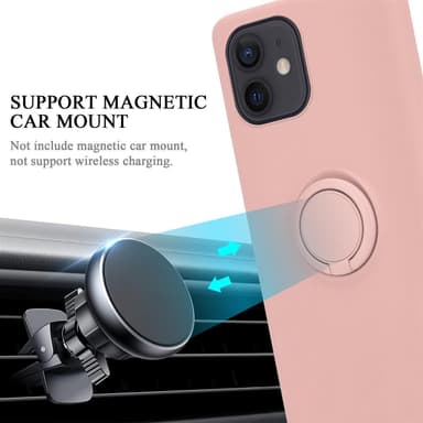 iPhone 12 MINI Suojakuori Kotelo (Vaaleanpunainen)
