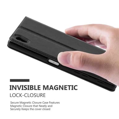 Lompakkokotelo Sony Xperia Z5 PREMIUM Case (Musta)
