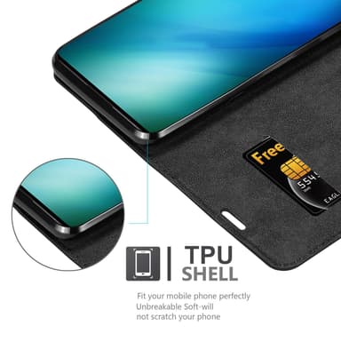 Vivo NEX 3 Suojakuori Lompakkokotelo (Musta)