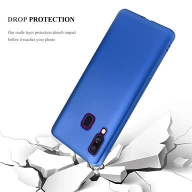 Samsung Galaxy A40 Suojakuori Kotelo (Sininen)