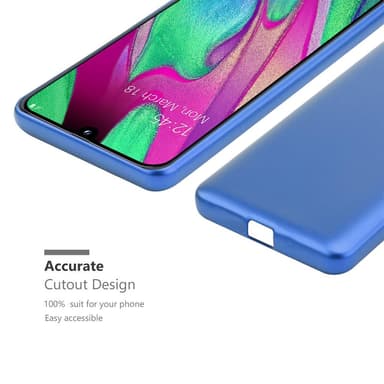Samsung Galaxy A40 Suojakuori Kotelo (Sininen)